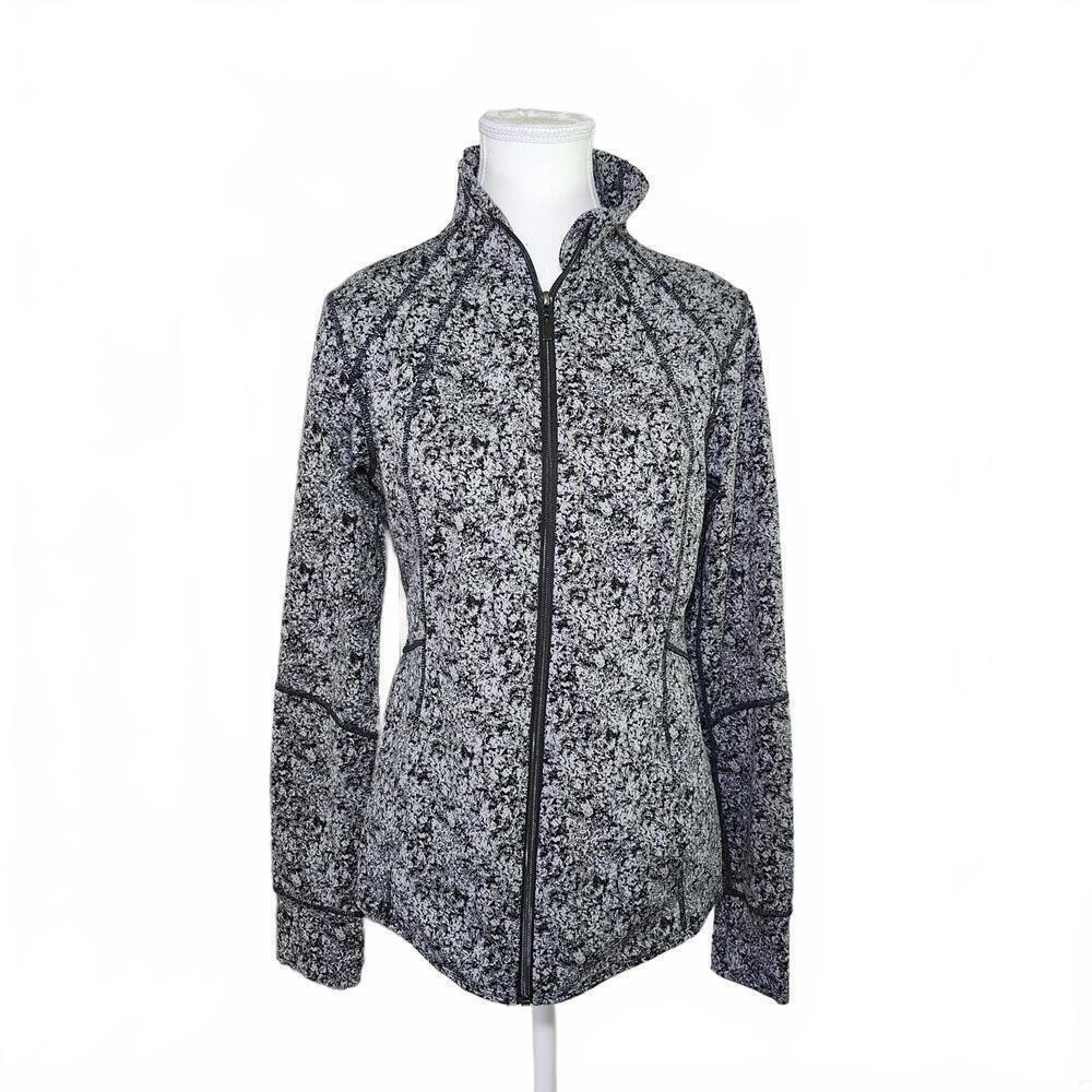 Member's Mark Women's Zip Up Athletic Textured Lightweight Jacket Size M